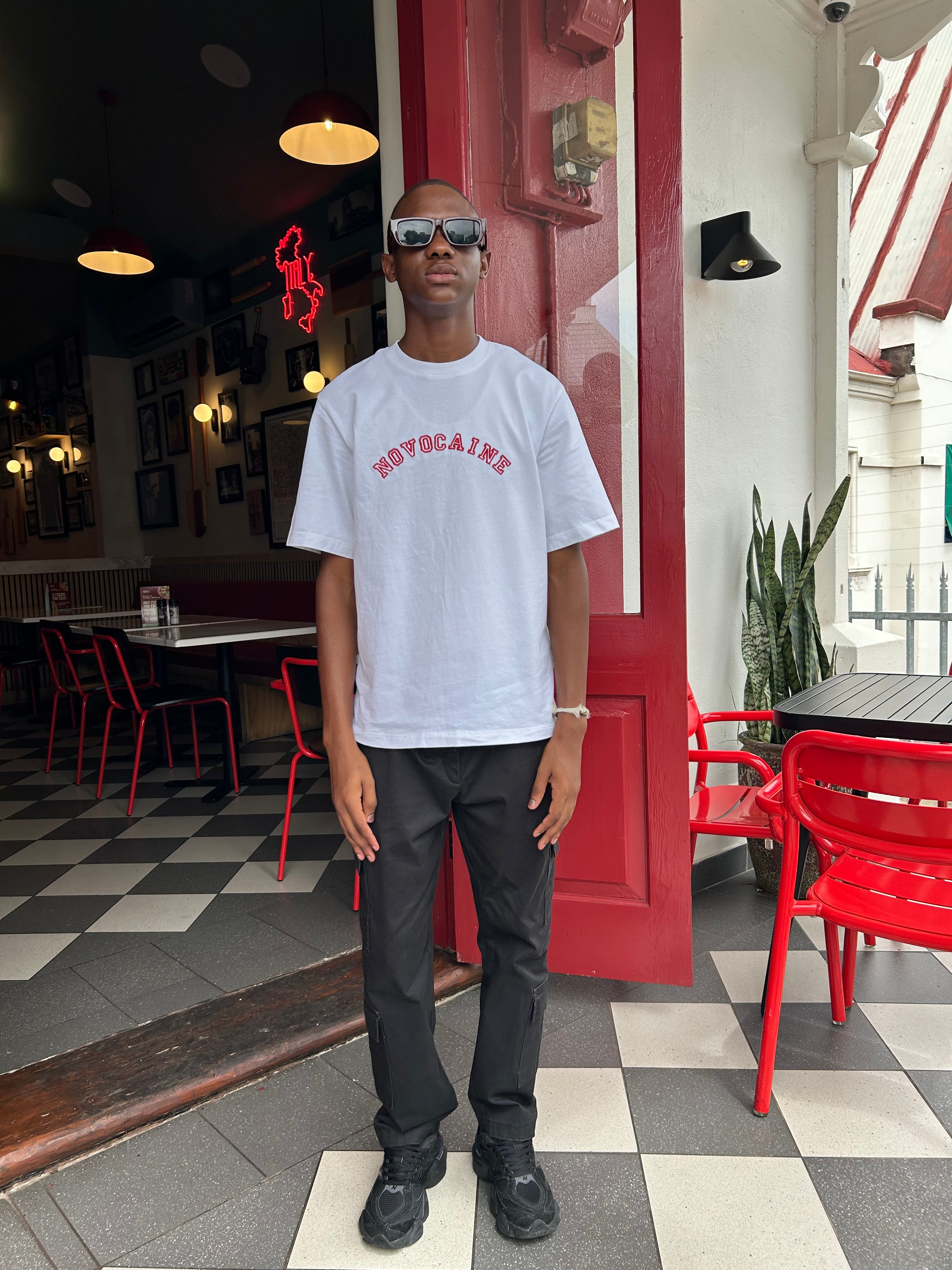 NOVOCAINE COLLEGIATE T-SHIRT