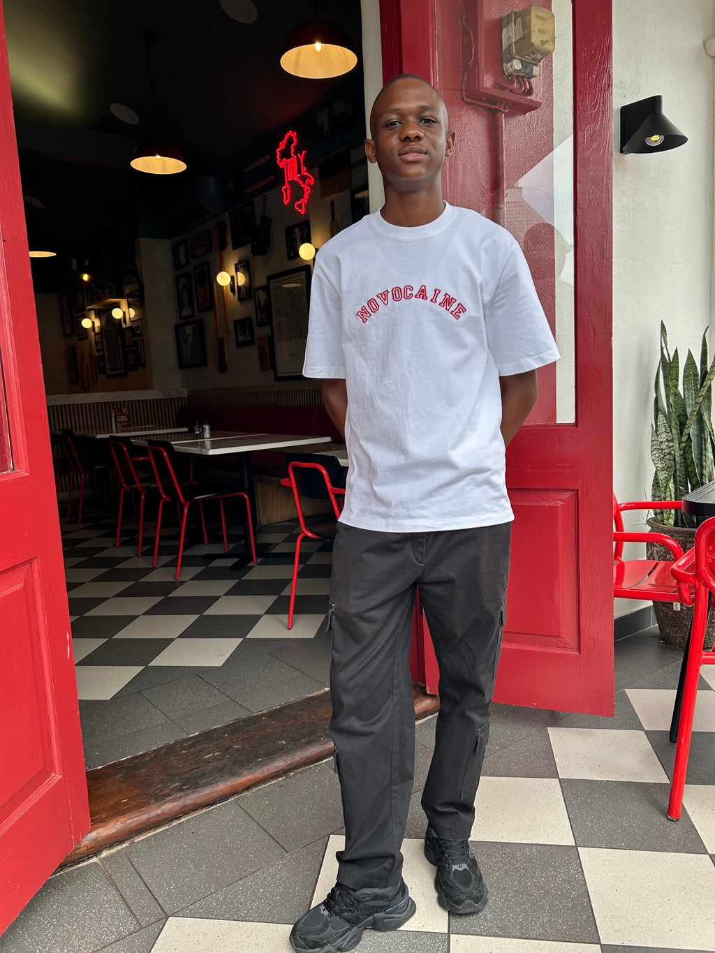 NOVOCAINE COLLEGIATE T-SHIRT